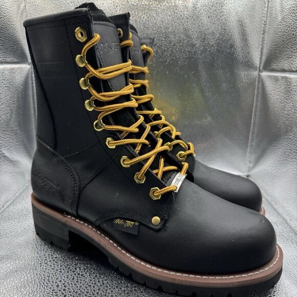 RARE 🚀 Size 8 - Ad Tec " Waterproof Logger Work Boot Steel Toe 1428WP Men - Picture 1 of 12